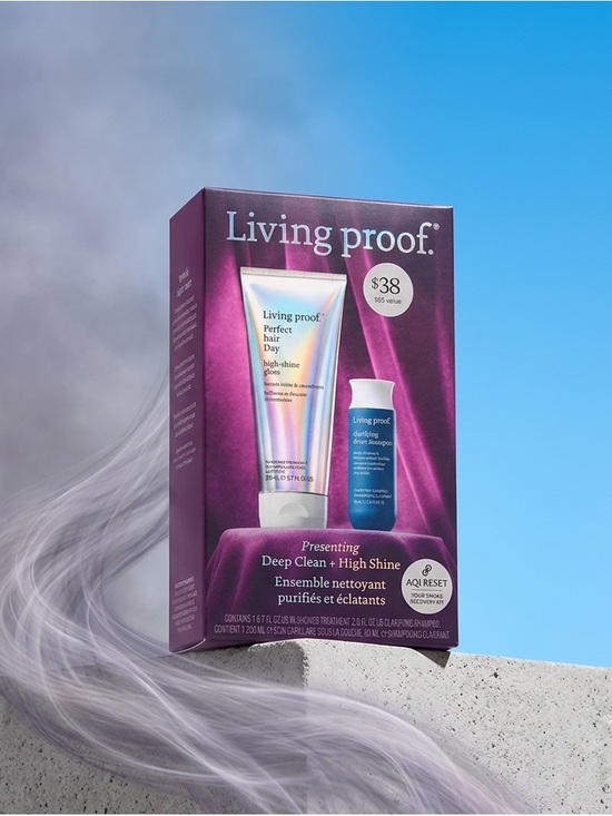 Living Proof Other - Living Proof Deep Clean + High Shine Perfect hair Day Detox Set NWT